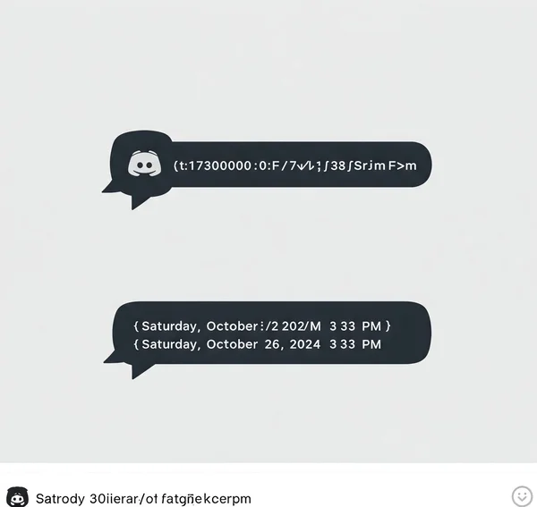 Discord Long Date/Time (F) format example: Sat, Oct 26, 2024