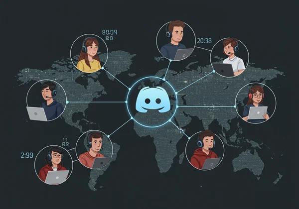 游戏玩家和用户使用 Discord 时间戳协调活动。